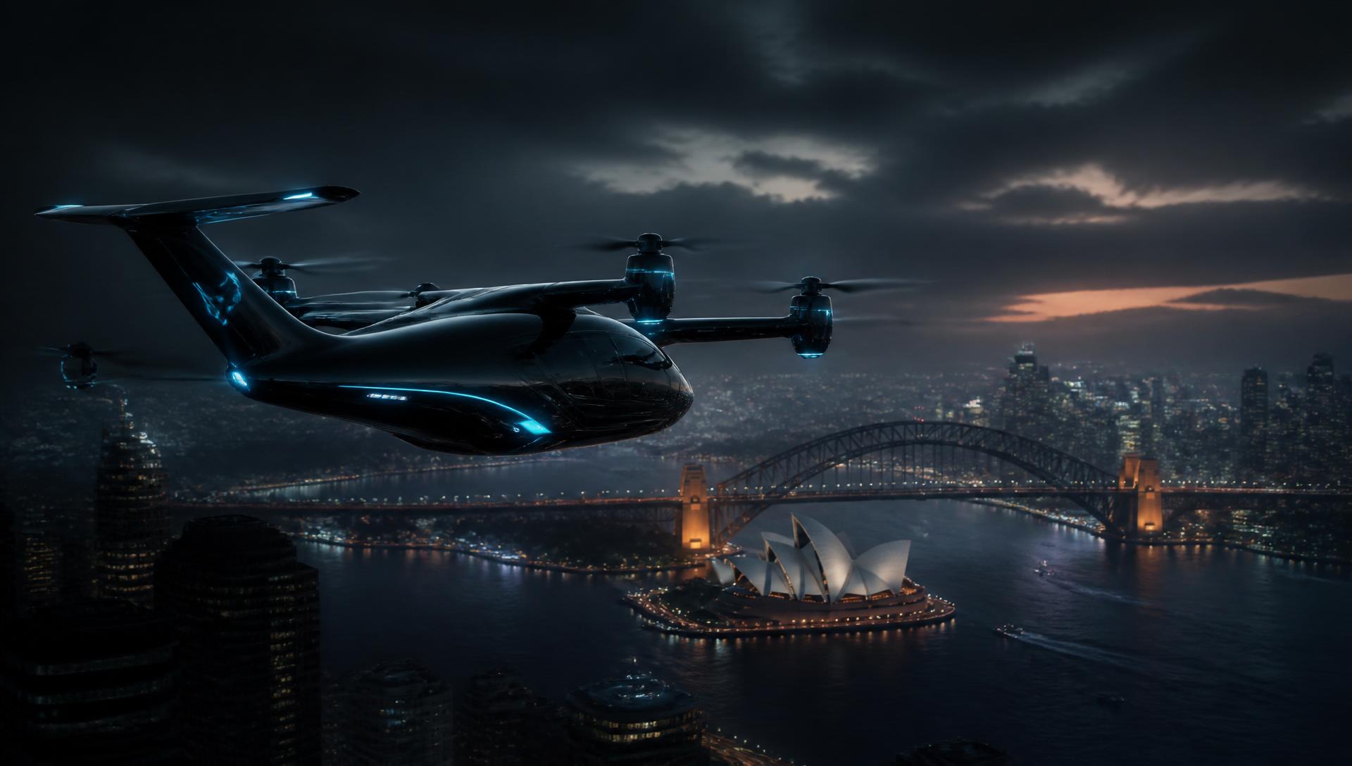 eVTOL over Sydney Harbour